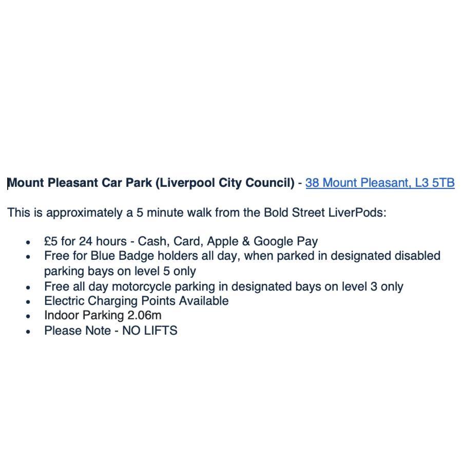 The Bold St Liverpods By Serviced Living Liverpool Kültér fotó
